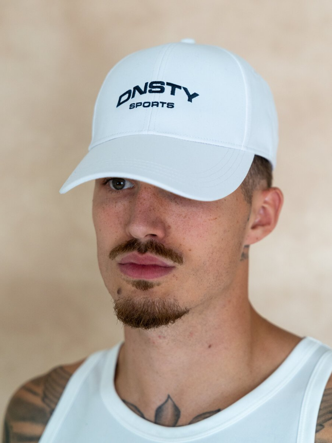 DNSTY 6 Panel Cap White