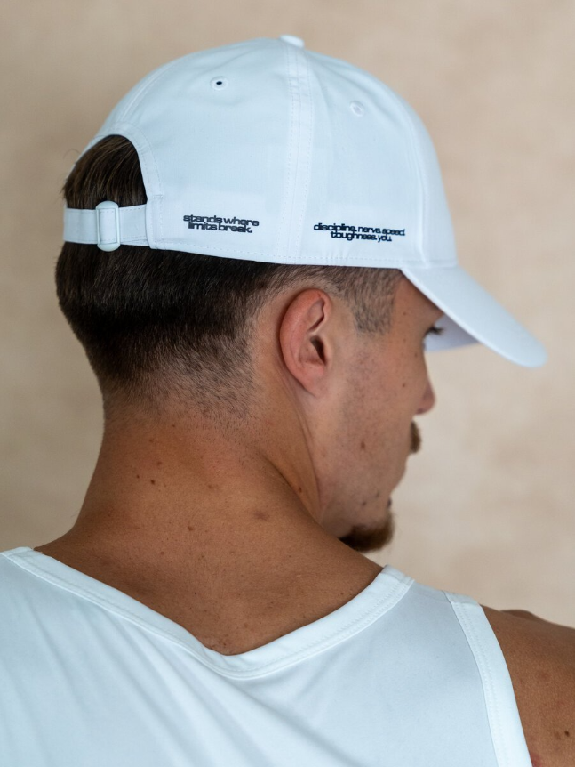 DNSTY 6 Panel Cap White