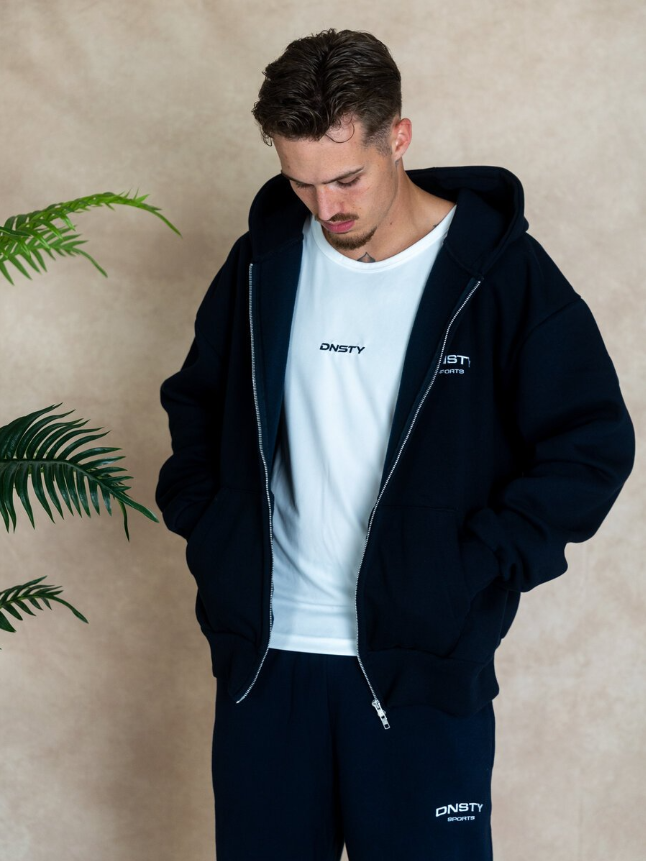 DNSTY Navy Zipper