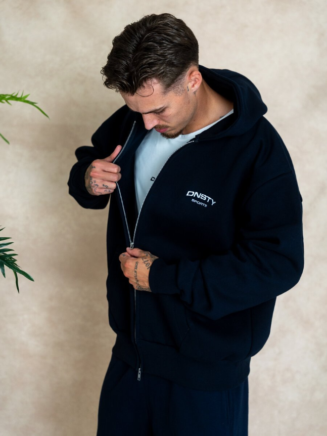 DNSTY Navy Zipper